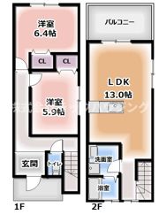 KOMOREBI西郷通の間取り画像