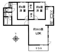 ガーデンハウス浜田山の間取り画像