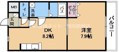 ヴィラカンパーニュの間取り画像