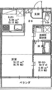ウッドマンション和光ヴィレッジCの間取り画像