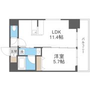 ORSUS新大阪(旧プレジオ新大阪ROUGE)の間取り画像