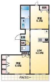 パーチェ藤沢の間取り画像