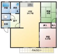 ガルテン26 C棟の間取り画像