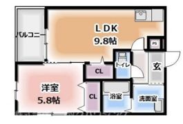 フジパレス幸福町の間取り画像