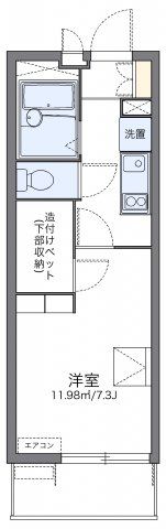 レオパレス暁の間取り画像