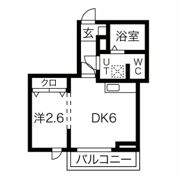 メリディアン北仙台の間取り画像