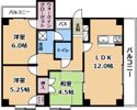 シャトー石山の間取り画像
