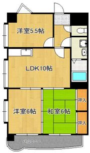 ニューエバーグリーン小倉の間取り画像