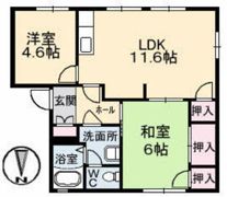 ディアス清水の間取り画像