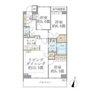 プラウド代々木初台の間取り画像