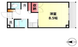 Fマンションの間取り画像