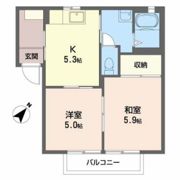 レーヴィンス落合の間取り画像
