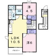 アドバンス銀河の森Ⅱの間取り画像