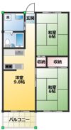 サンフラッツの間取り画像