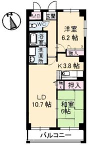 ソレイユ日浦の間取り画像