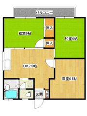 コーポKAIの間取り画像