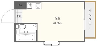 エクセレント上新6の間取り画像