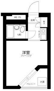 ハイシティ経堂第2の間取り画像