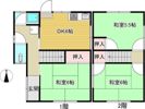 大町1627-3 竹内貸家の間取り画像