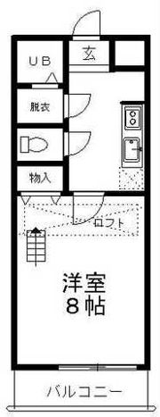 パレスライラックの間取り画像