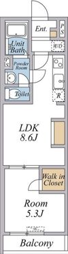 （仮称）リブリ・足立区江北⑤の間取り画像