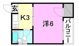 第二曙マンションの間取り画像