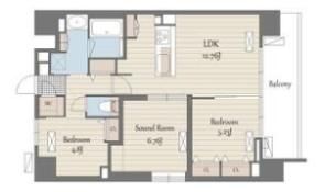 S-RESIDENCE天満橋arの間取り画像