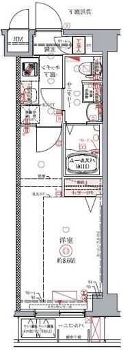 クレヴィスタ豊洲ベイサイドの間取り画像