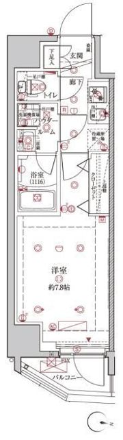 クレイシア板橋本町の間取り画像