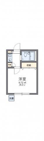 レオパレス相模原第1の間取り画像