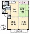 バリュージュヤシマ C棟の間取り画像