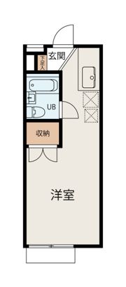 ハイム国立の間取り画像
