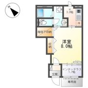 長久手市石場新築アパートの間取り画像