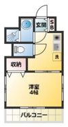 杉田ハイツ西大井の間取り画像