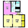 シティハイムシタラA・B棟の間取り画像