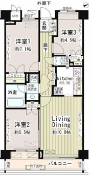 Park Residence戸越公園の間取り画像