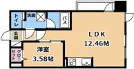 ベルヴィ石山の間取り画像