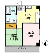 鶴寿館の間取り画像