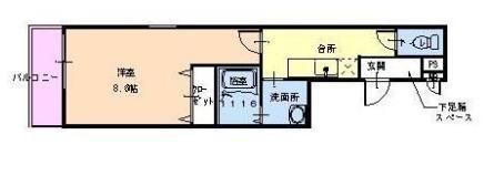 フジパレス鶴見Ⅱ番館の間取り画像