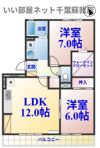 メゾンドォ渕谷Aの間取り画像
