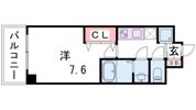 Luxe神戸WESTの間取り画像