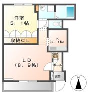 グレース・ワンの間取り画像