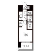 レジュールアッシュOSAKAGATEWAYの間取り画像