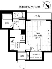 オアゾ明大前の間取り画像