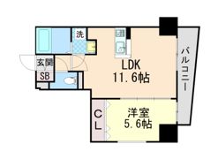 SDグランツ新神戸ステーションフロントの間取り画像