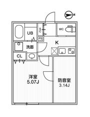 T’s Cuore MUSE落合の間取り画像