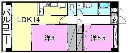 アービア永木の間取り画像