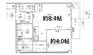 GARDENIA天王寺南の間取り画像