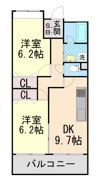 アプリーレ北青木の間取り画像