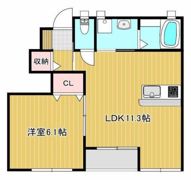 プティーシュシュ雄町の間取り画像